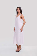 Embellished Linen Maxi Dress